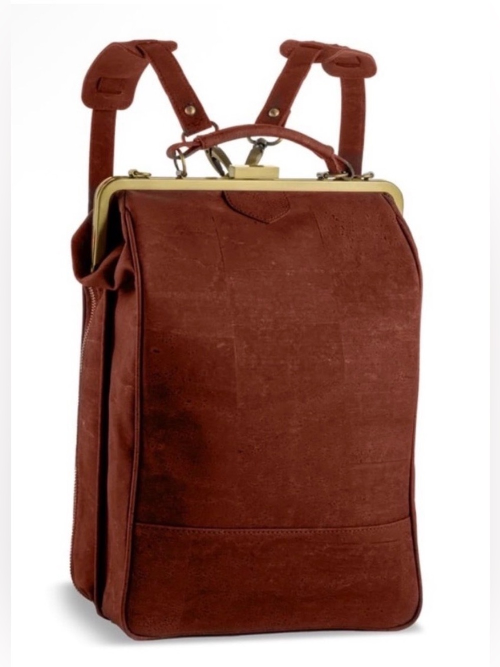 Bobobark Convertible Backpack Cognac Laflore Paris.